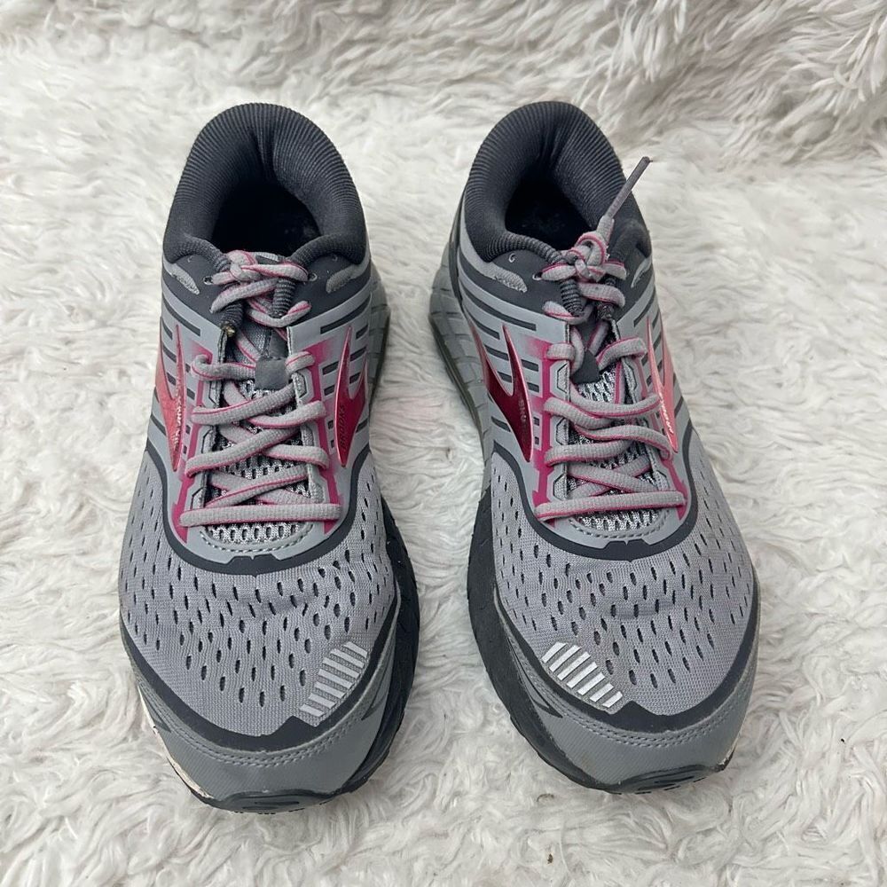 Brooks Ariel 18 Gray Pink Running Shoes Athletic Sneakers Women’s Size 10.5 M - Picture 2 of 10